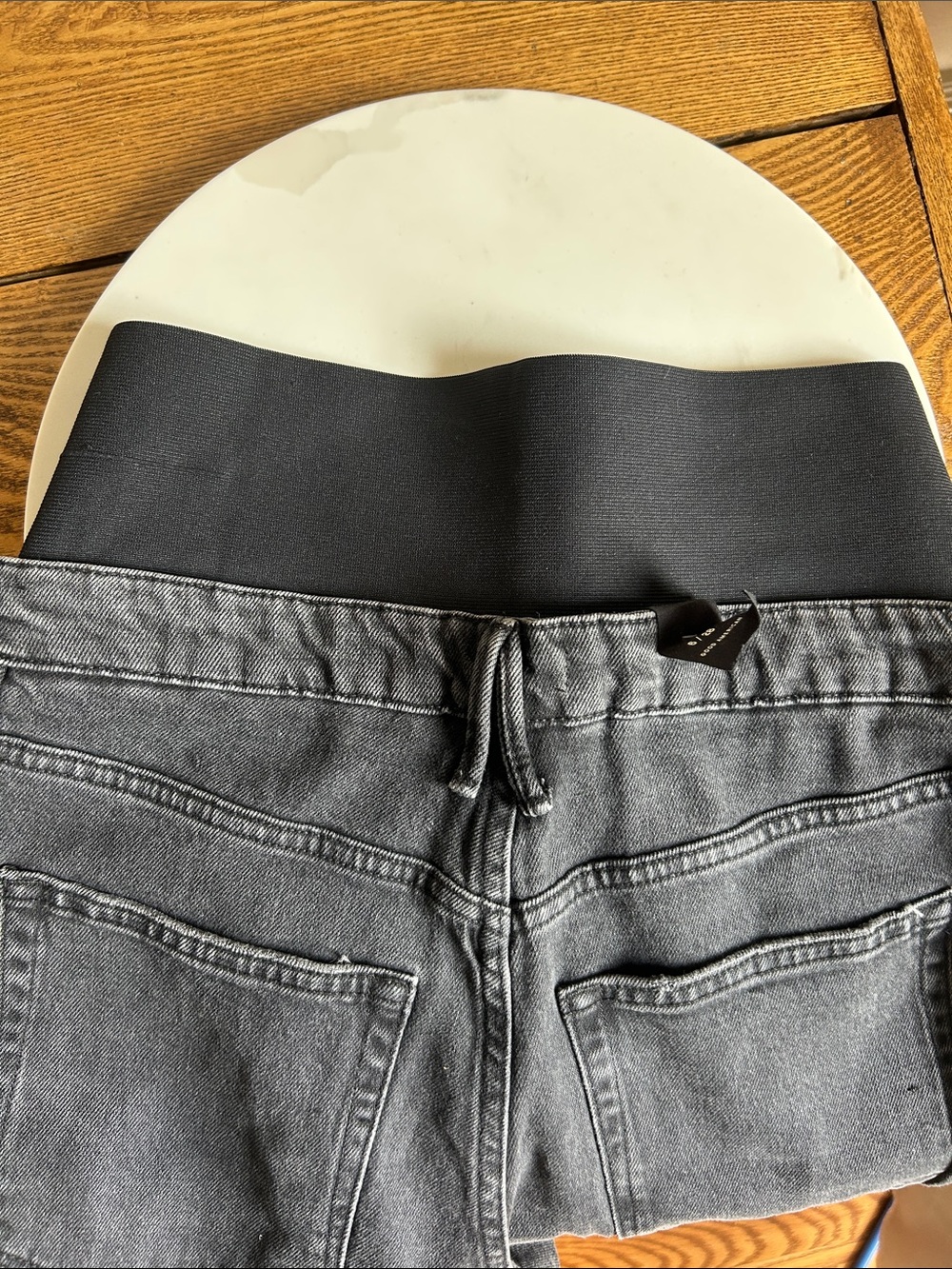 Good American Wide Leg Solution Jeans Black377 - Picture 9 of 15